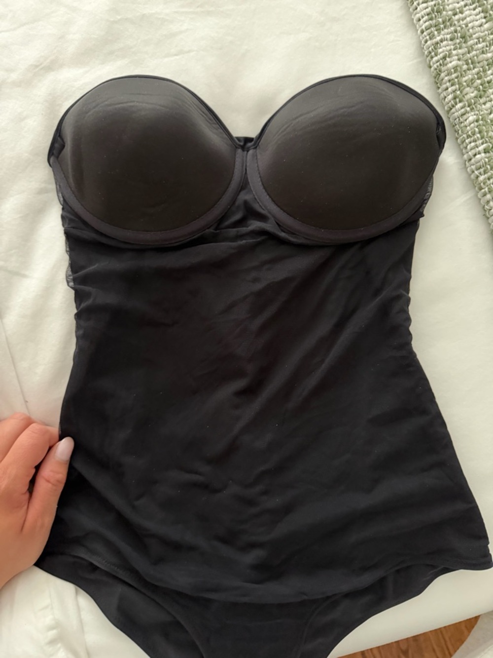 Versace Black One-Piece Swimsuit with Gold Medusa Emblem - Picture 2 of 2